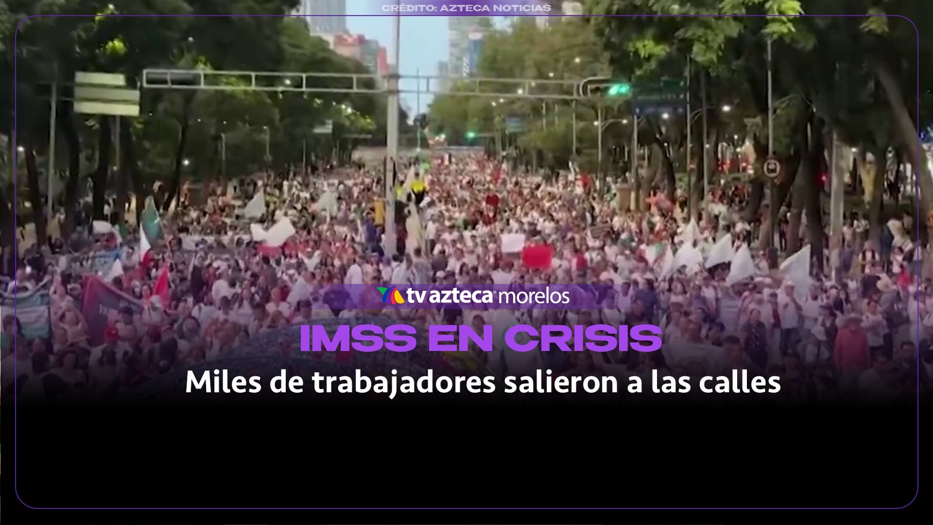 Trabajadores del IMSS denuncian crisis