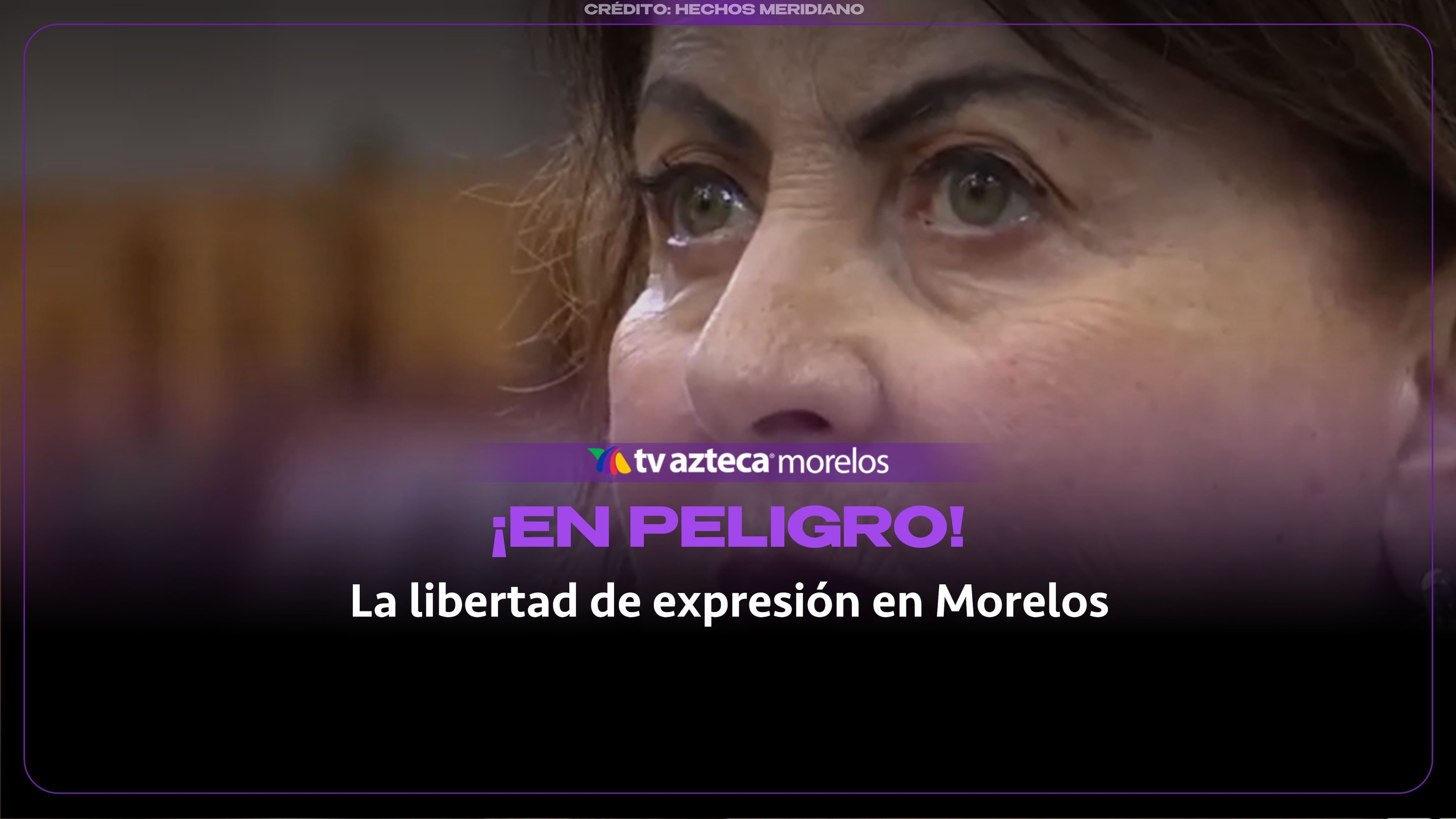 Margarita González Saravia pone filtros a las preguntas de la prensa en Morelos
