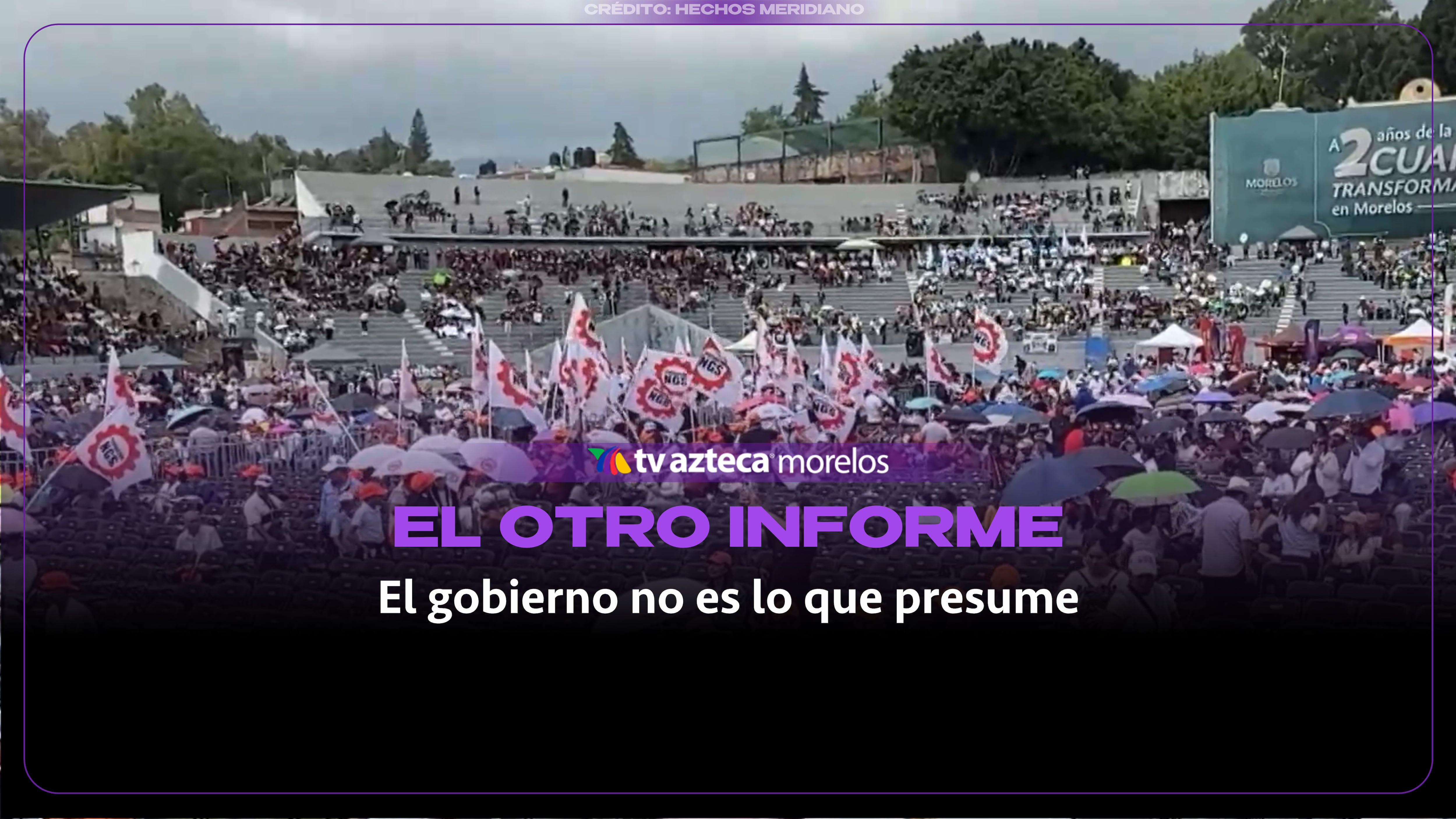 EL OTRO INFORME: Margarita González Saravia presume lo que carece