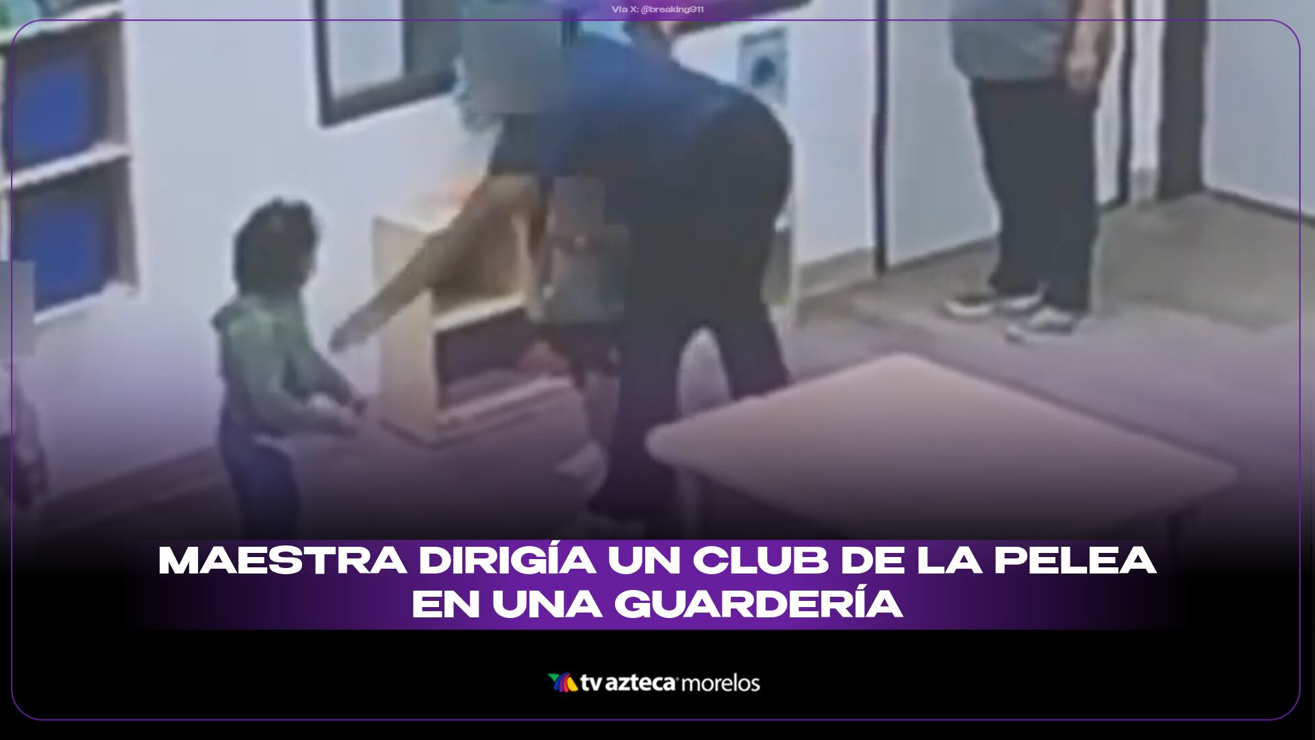 VIDEO |Padres demandan a guardería tras descubrir que una maestra dirigía un ‘club de la pelea’ con niños de 4 años