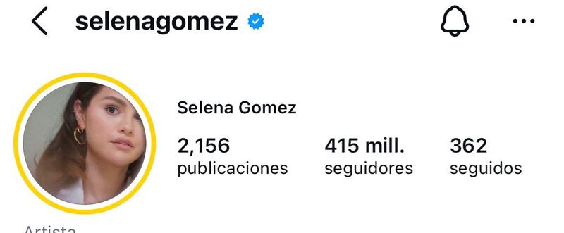 IG Selena Gomez