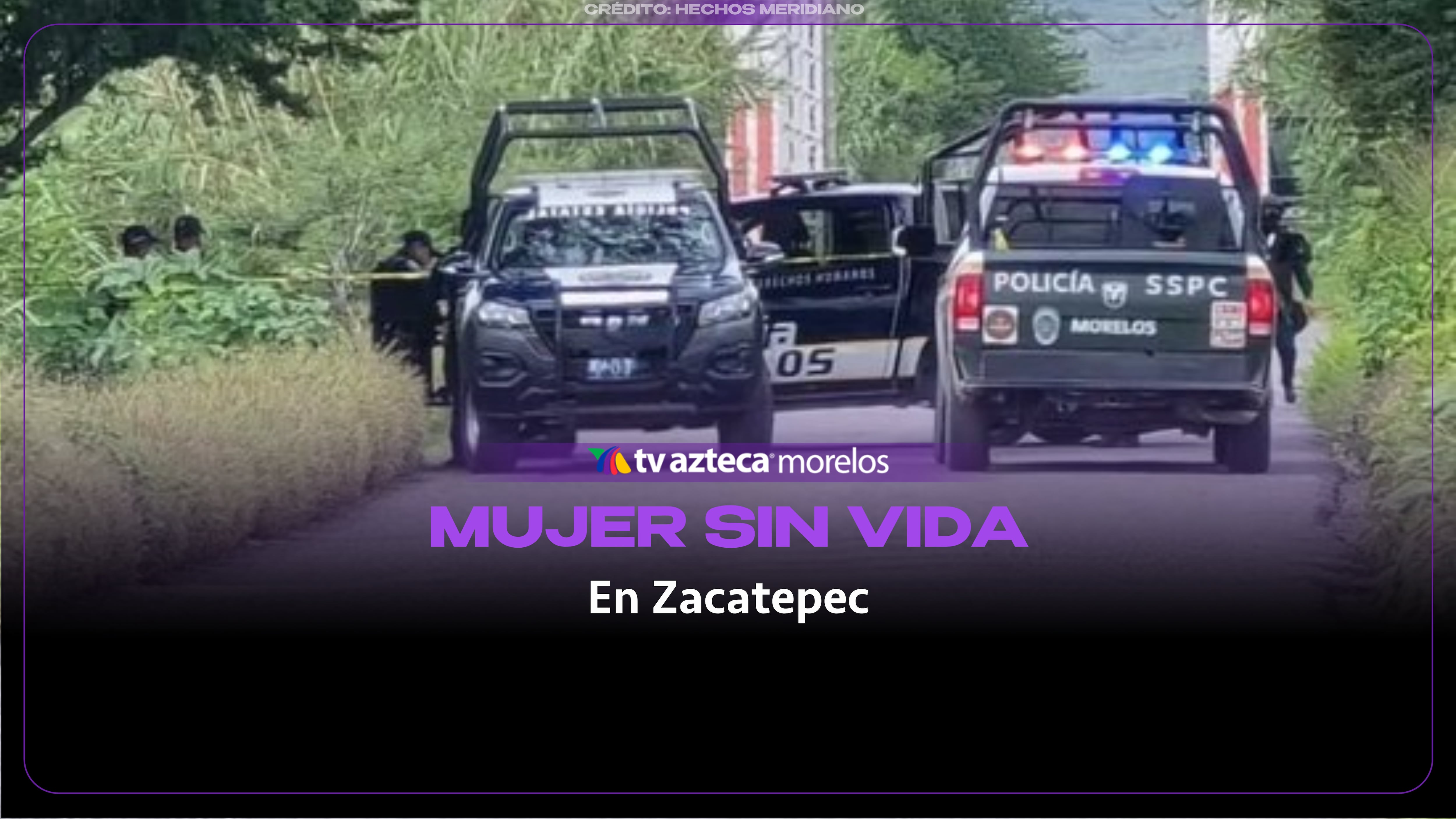 Hallan a una mujer sin vida y con las manos atadas en Zacatepec