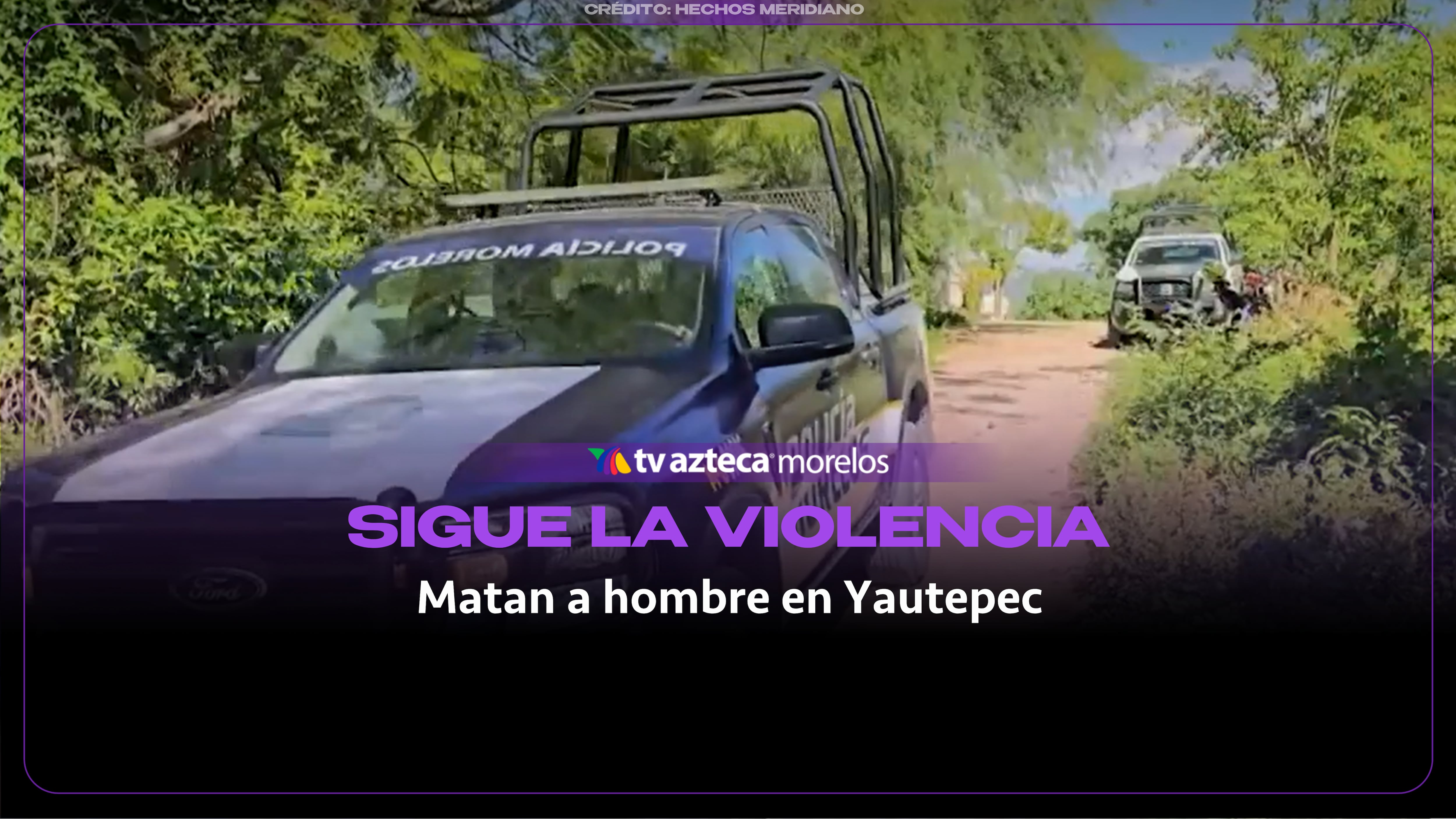Asesinan a balazos a un hombre en camino de terracería de Yautepec