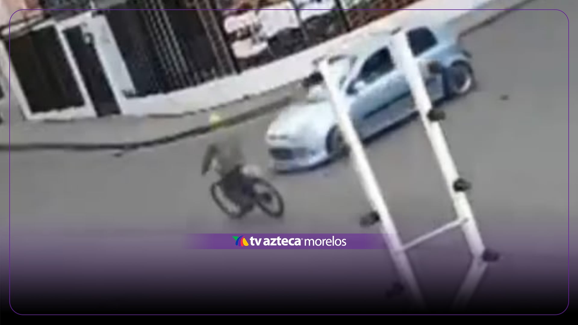 VIDEO | Ciclista es atropellado por vehículo; salió proyectado por varios metros