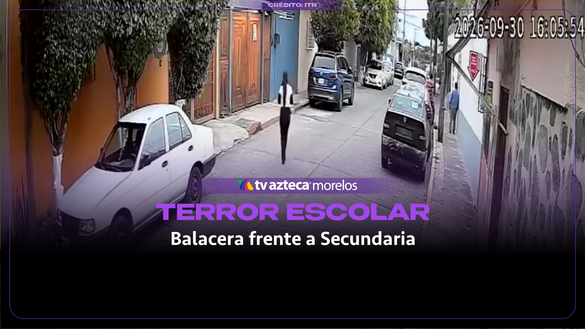 Balacera en Cuernavaca frente a Secundaria Técnica