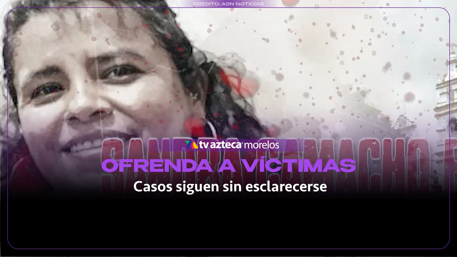 Ofrenda por víctimas de feminicidio