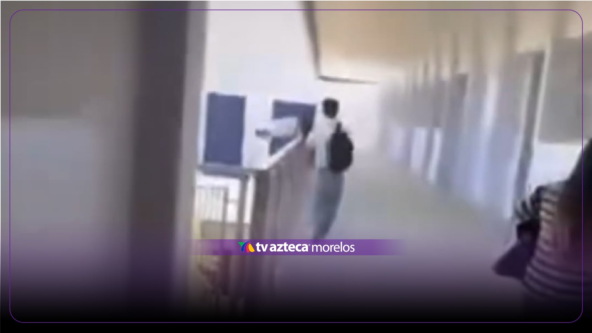 VIDEO | Muere estudiante en escuela secundaria; tuvo accidente desde el cuarto piso