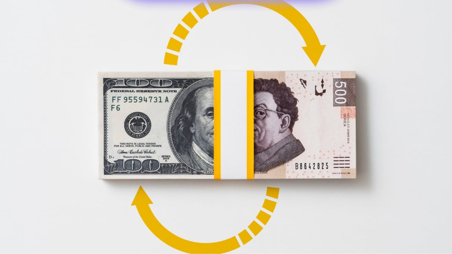 El dólar cae frente a la moneda mexicana.