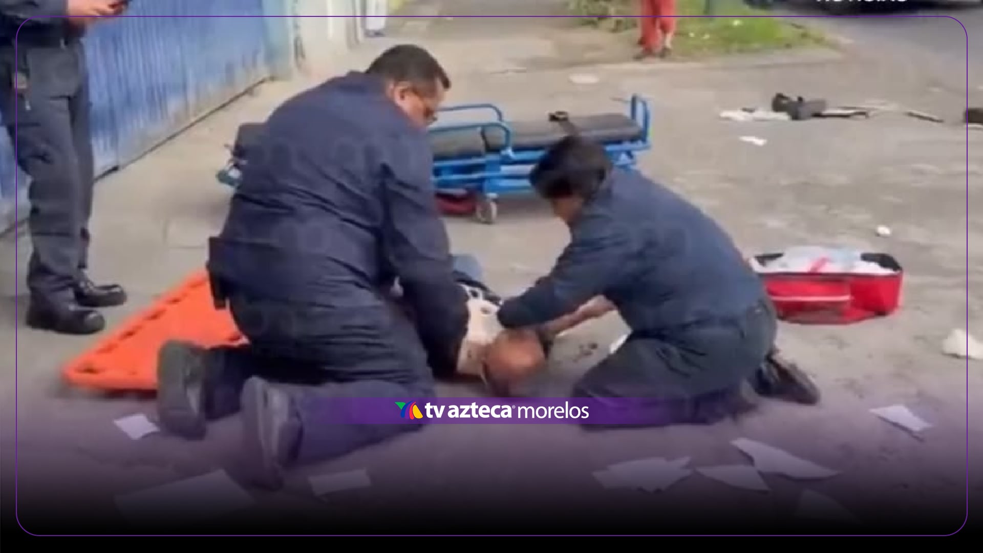 VIDEO | Hombre resulta herido tras presuntamente lanzar a un perrito desde una azotea 