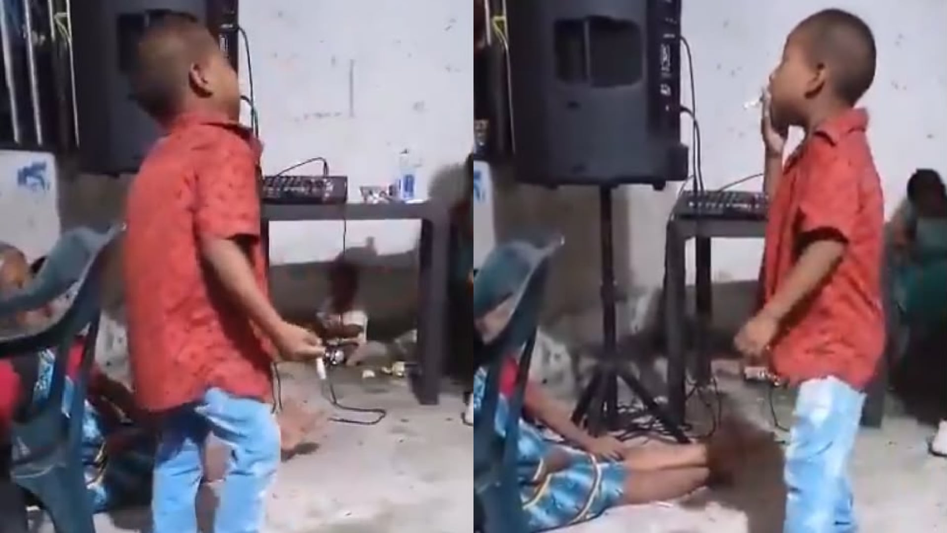 VIDEO | Exhiben a un niño fumando y tomando alcohol durante una fiesta; desata indignación en redes