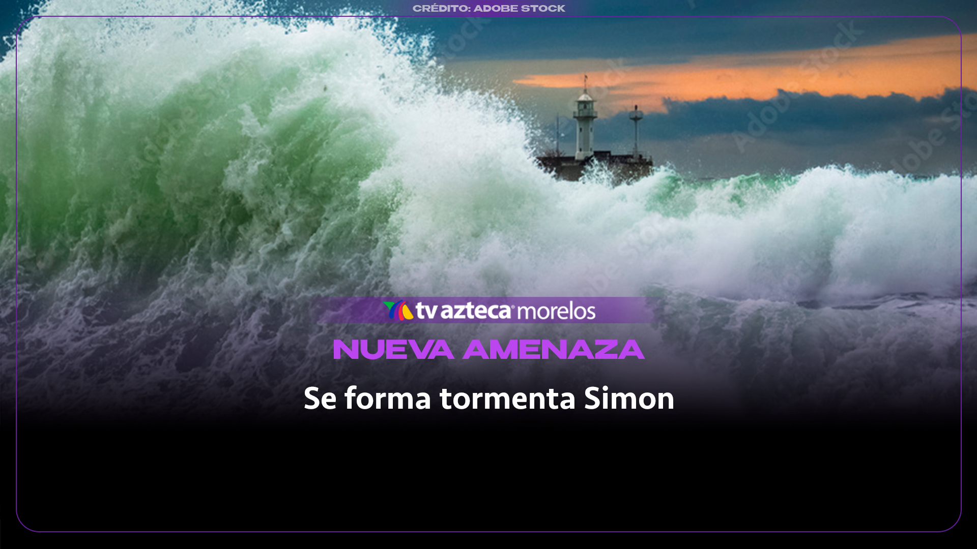 ¡NUEVA AMENAZA EN EL PACÍFICO! Se forma la tormenta ‘Simon’