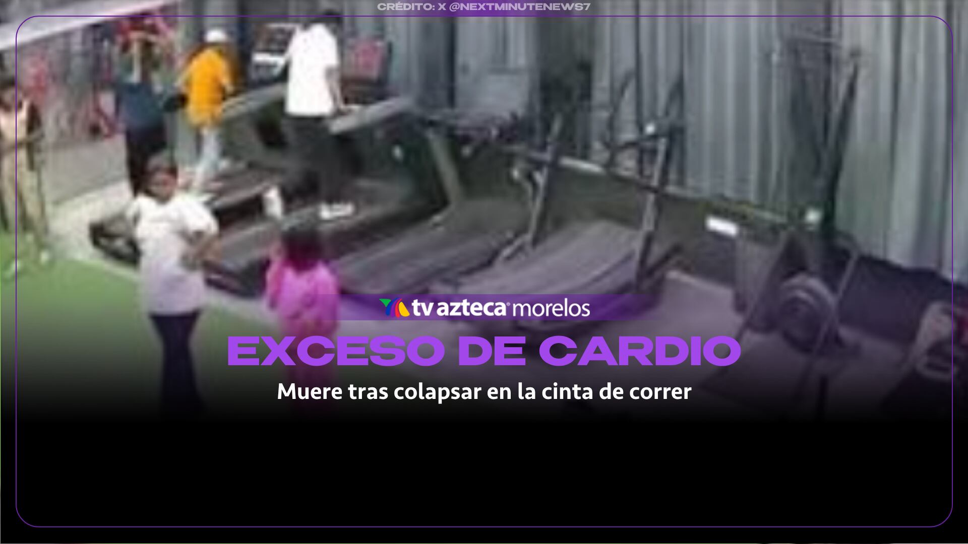 Director de escuela muere tras colapsar repentinamente en la cinta de correr