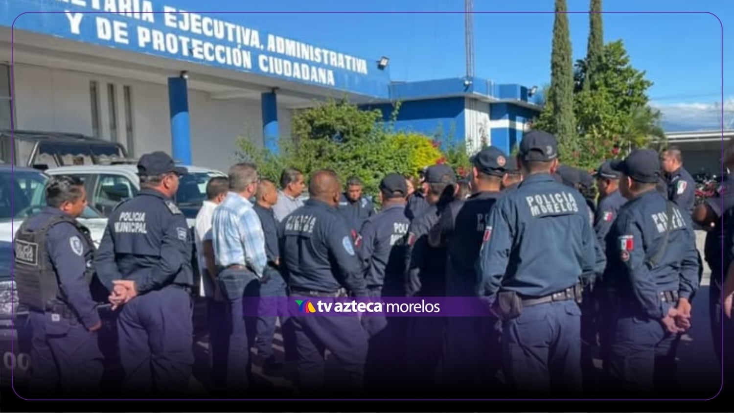 Tercer día de protestas de policías en el estado gobernado por Margarita González Saravia