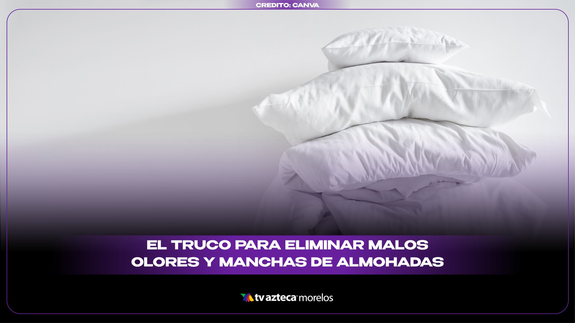 El truco para eliminar malos olores y manchas de almohadas