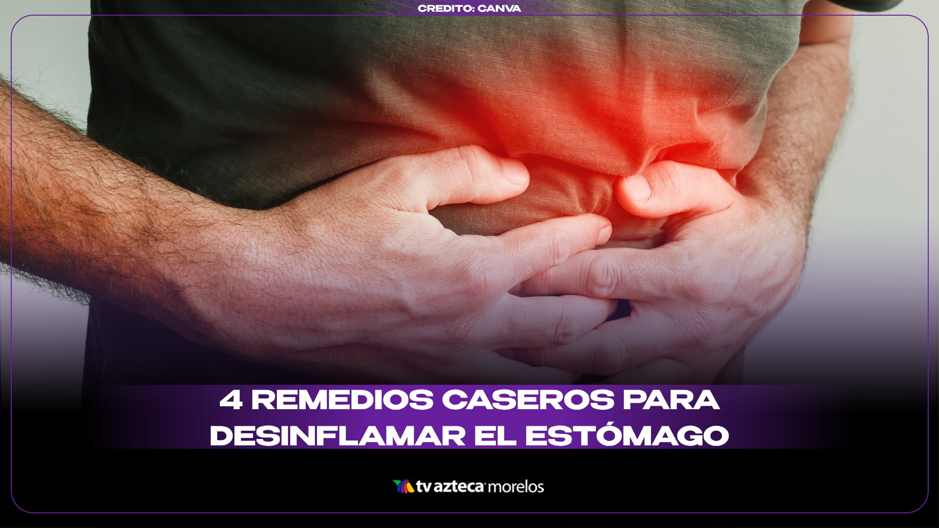 4 Remedios caseros para desinflamar el estómago