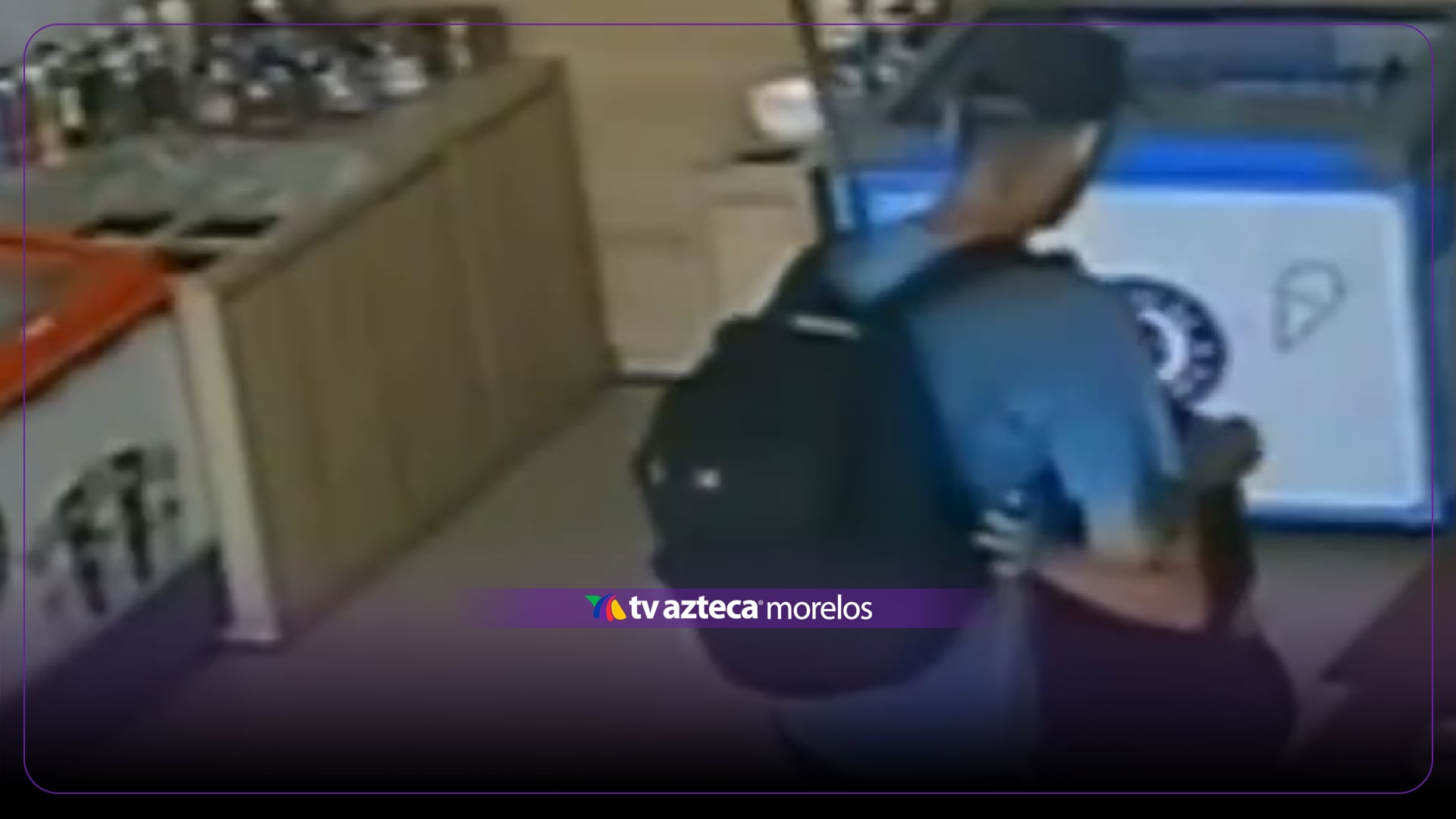 VIDEO | Empleada de nevería sobrevive a intento de abuso sexual; agresor perdió la vida