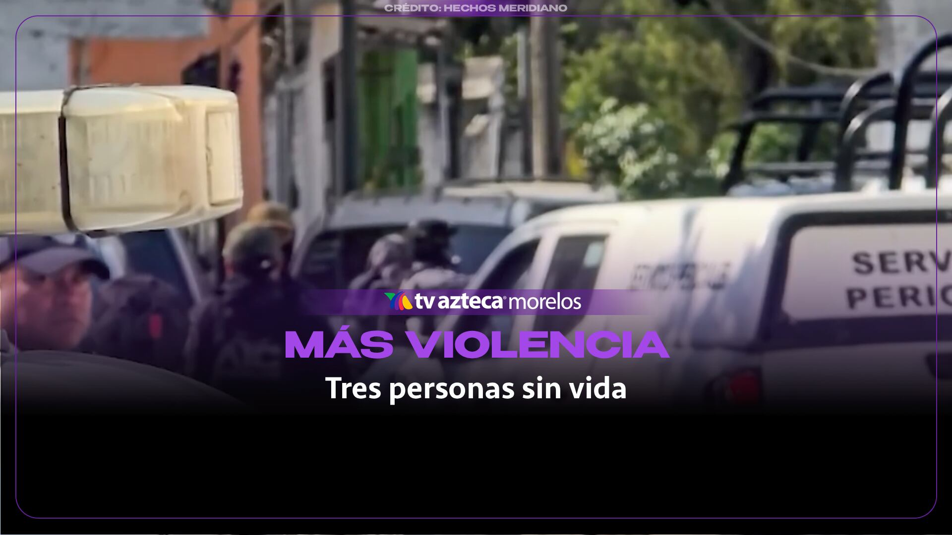 Tres personas muertas en un ataque armado