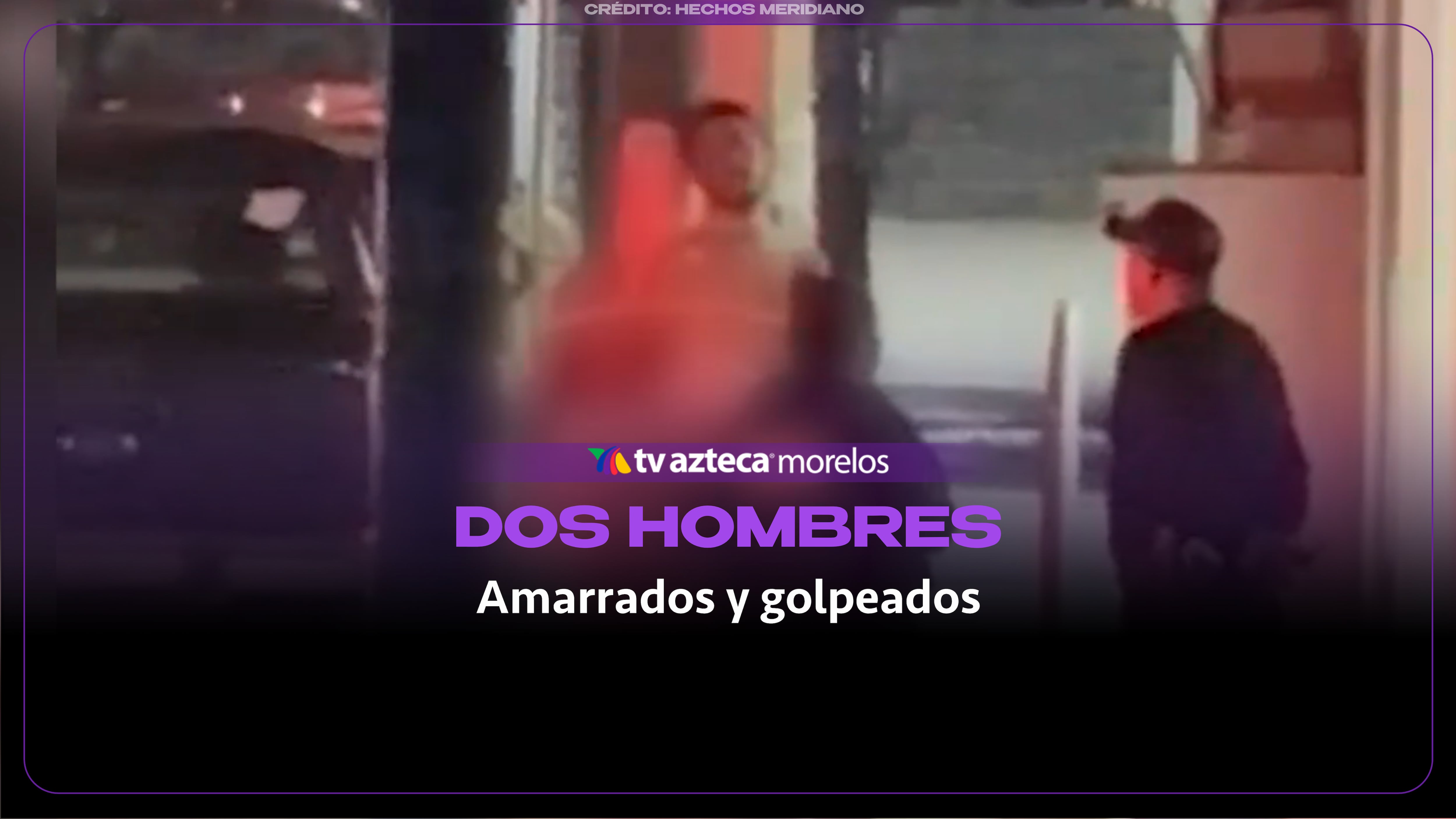 Hallan a dos hombres golpeados y amarrados a un poste en Zacatepec