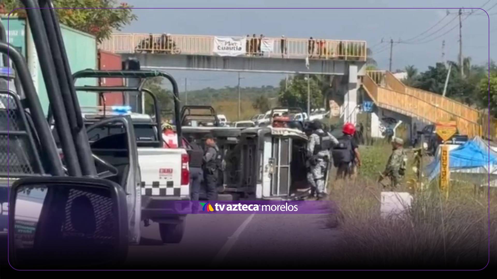 Una unidad del transporte público fue atacada a balazos en Cuautla.