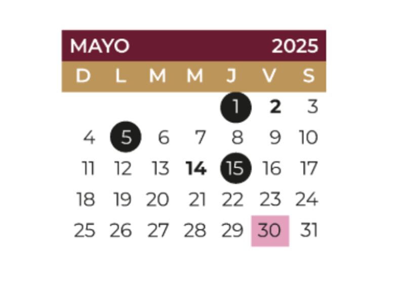 clases 15 de mayo