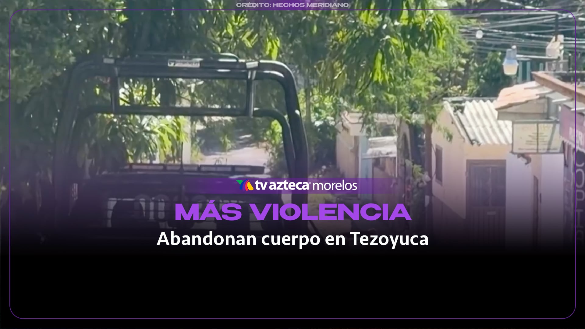Abandonan cuerpo con huellas de violencia en Tezoyuca
