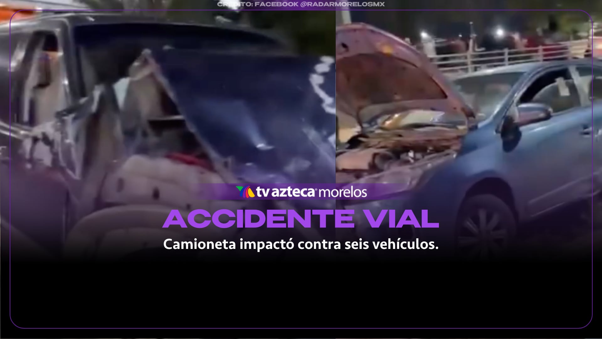 Aparatoso accidente en Morelos: Camioneta sin frenos impacta seis vehículos en avenida Emiliano Zapata