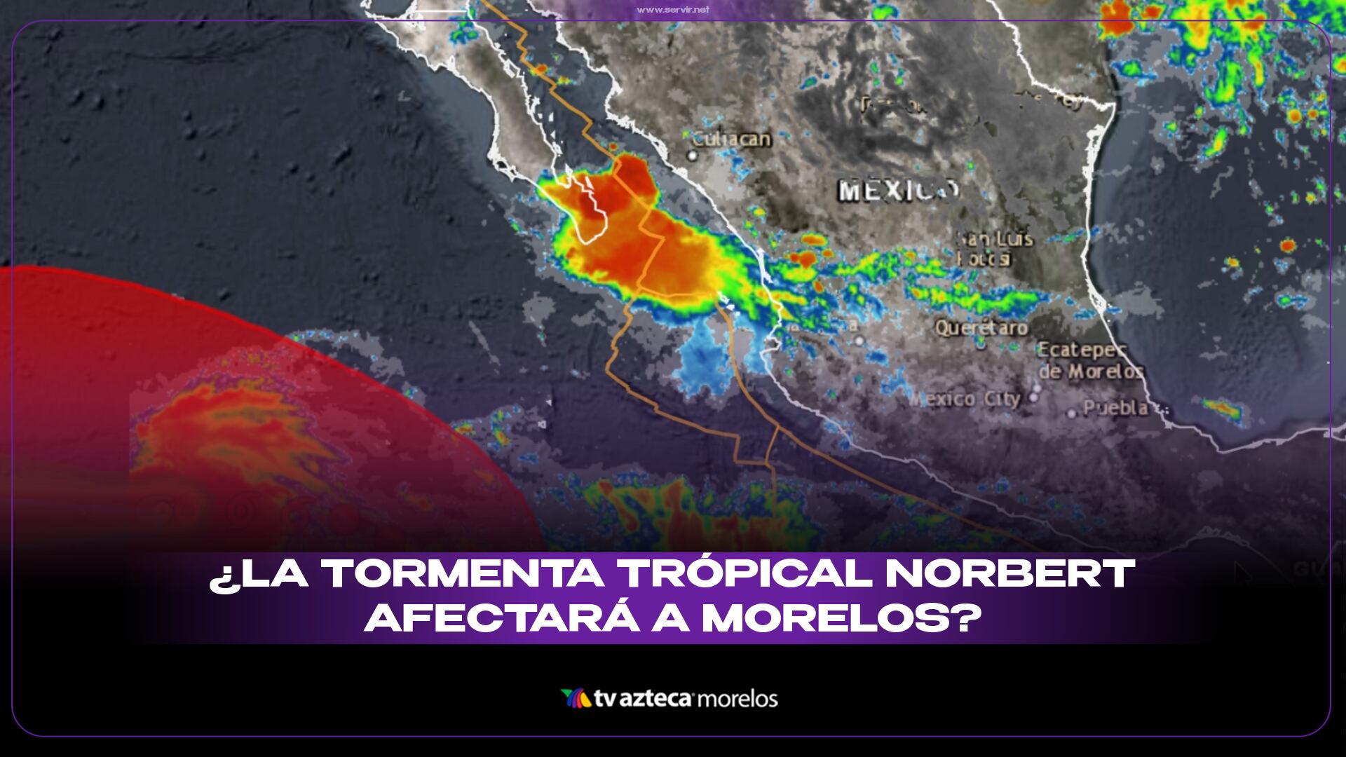 ¿La tormenta tropical Norbert afectará a Morelos? Esto se sabe