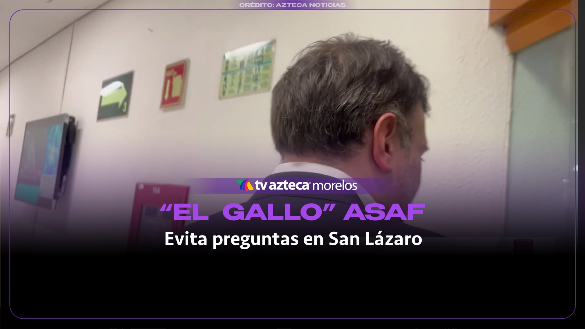 Daniel Asaf evita responder sobre señalamientos en San Lázaro